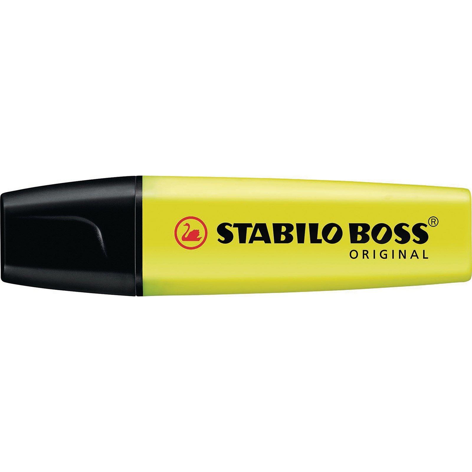Highliter Yellow Logo - Stabilo Boss Original Highlighter Yellow - Pack of 10 | GLS ...