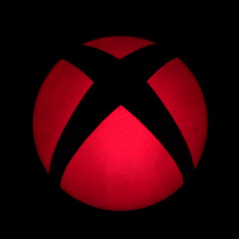 Red Xbox Logo - Removable Logo Power Button LED Red Color Change Sticker Decal for ...