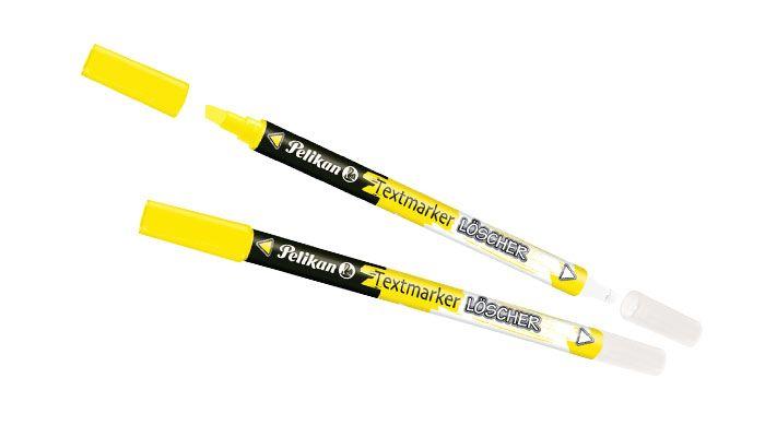 Highliter Yellow Logo - Pelikan - Best friends - Erasable Highlighter Yellow