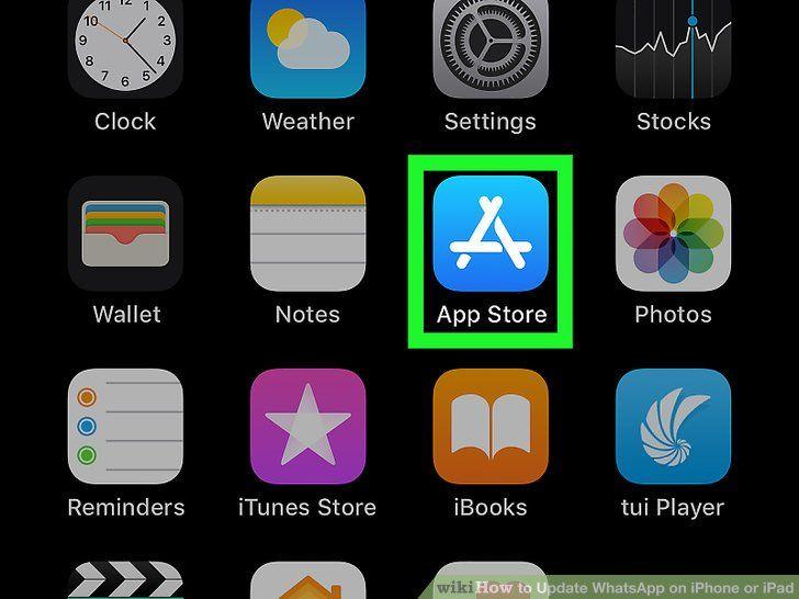 I OS7 App Store Logo - How to Update WhatsApp on iPhone or iPad: 4 Steps (with Pictures)