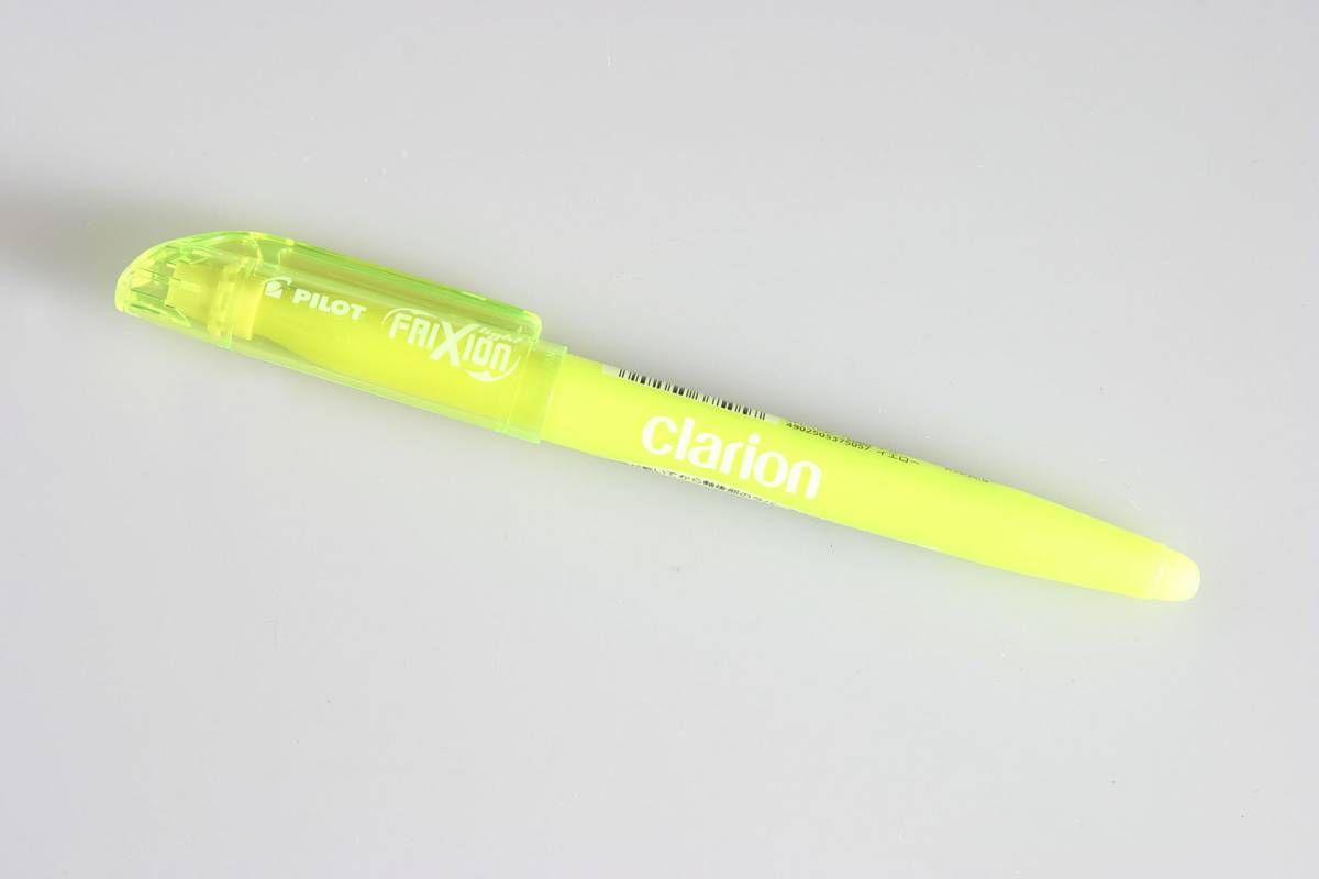 Highliter Yellow Logo - not for sale! clarion Clarion Novelty with logo friction highlighter ...