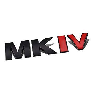 IV Logo - DNA EM-L-MKIV-BK-RD - Black & Red 