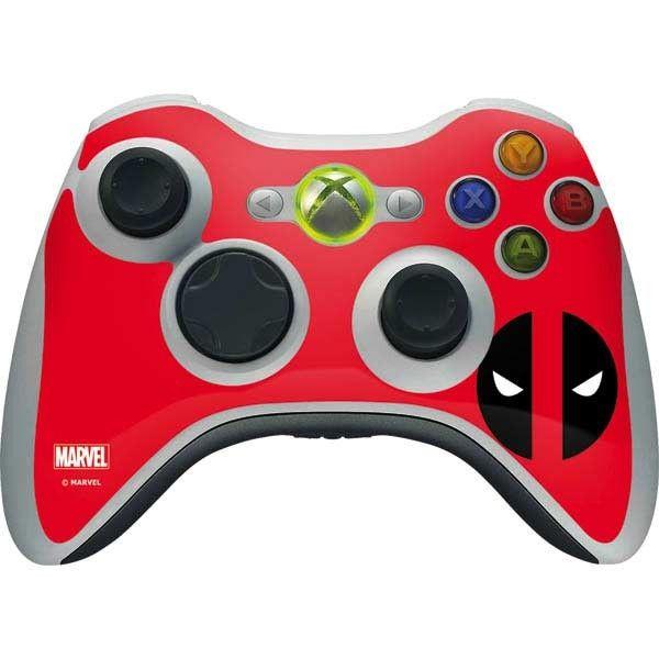 Red Xbox Logo - Deadpool Logo Red Xbox 360 Wireless Controller Skin | Marvel
