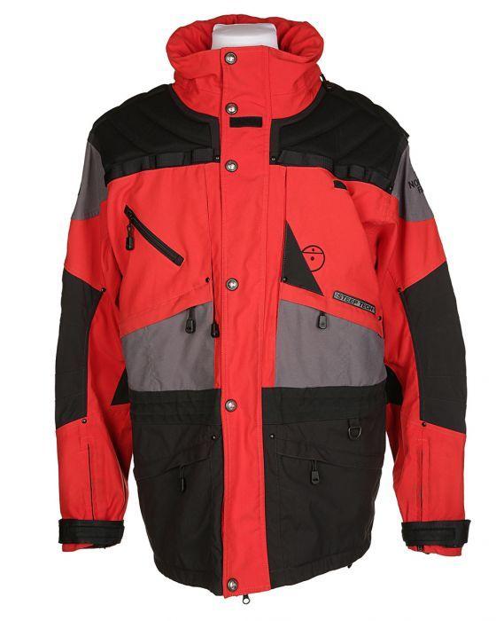 Black and Red Cool L Logo - 90s The North Face Red, Black & Grey Ski Jacket Red £128.0000