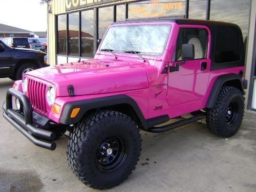 Girly Jeep Logo - Pink Cars: Pink Jeep Wrangler - Awesome Girly Cars & Girly Stuff ...