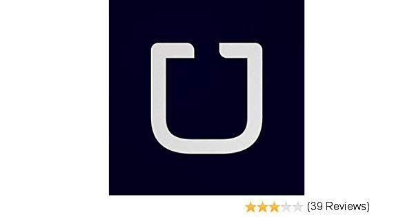 Uber Car Logo - UBER LOGO CAR DECALS x 4 inches Black Decals Vehicle
