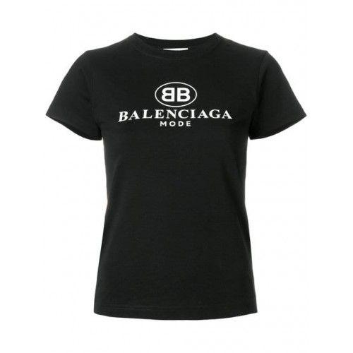 Casual Clothing Logo - Balenciaga logo Casual T-Shirts Women's Clothing 8TFVUNQJ2