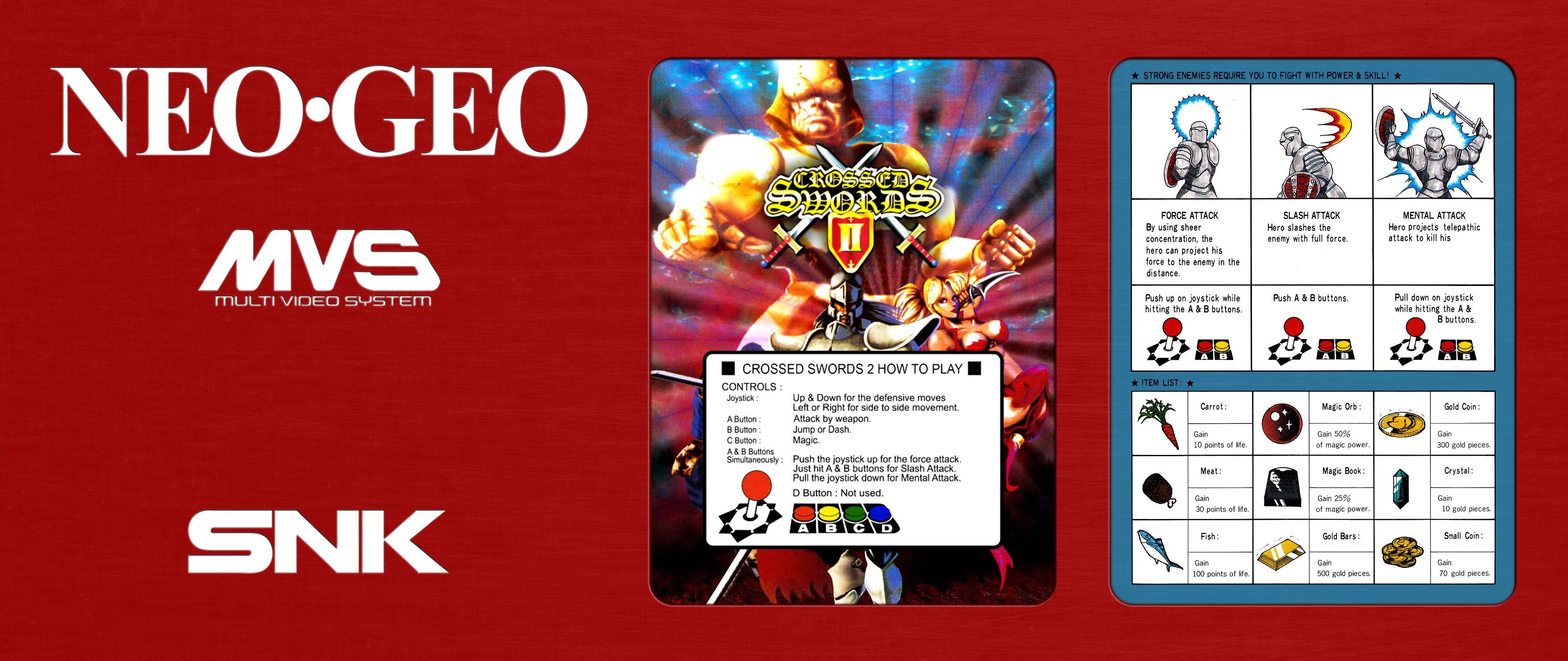 Mental Gaming Red Sword Logo - Crossed Swords II Details - LaunchBox Games Database