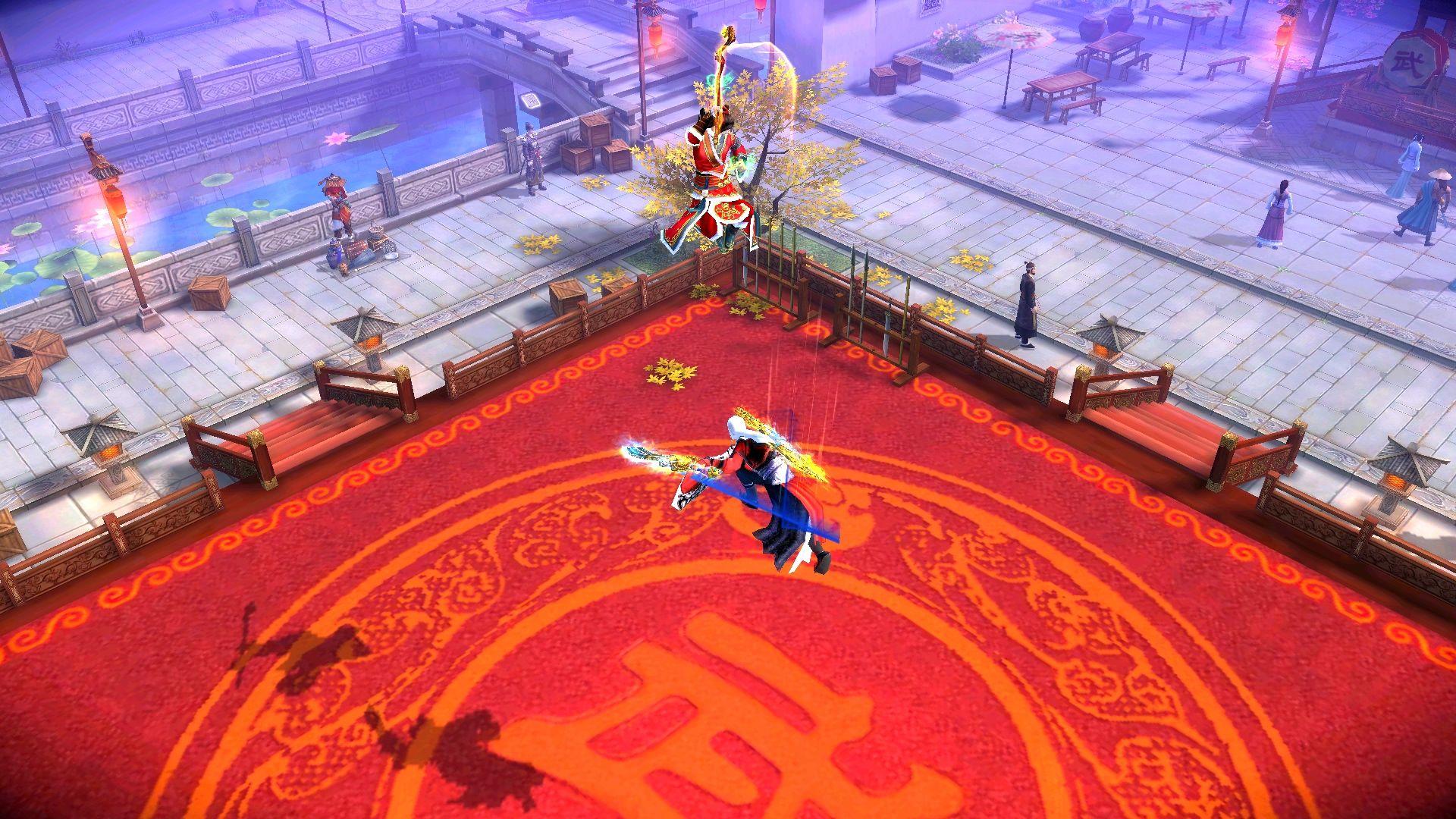 Mental Gaming Red Sword Logo - Age of Wushu Dynasty Kungfu Hero Within