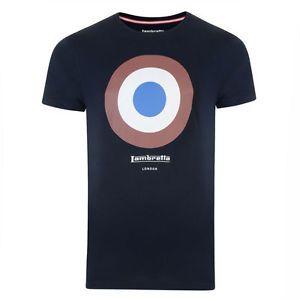 Casual Clothing Logo - Mens Lambretta Target Logo MOD SKA Casual T-Shirt Sizes M to XL | eBay