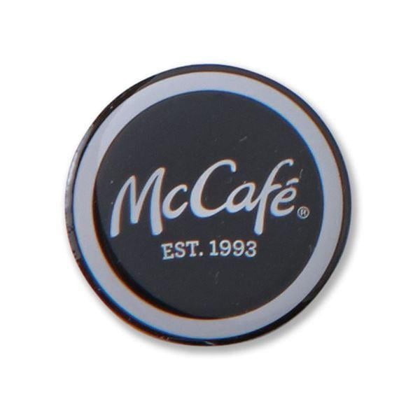 McCafe Logo - McCafe Round Buttons per Pack. McDonald's