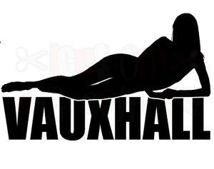 Sexy Car Logo - vauxhall corsa astra opel girl car sticker logo vinyl novelty fun