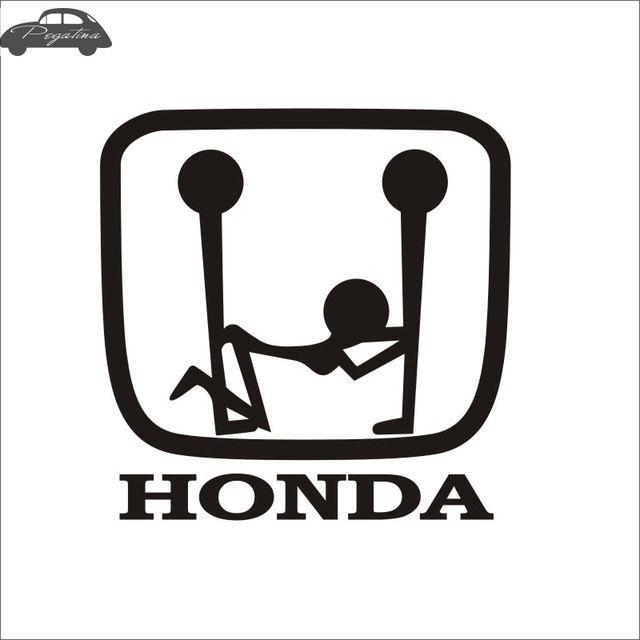 Hon Logo - Pegatina Sexy BLOWJOB 3P Logo Hon Decal Beauty Oral Sex Funny Car ...