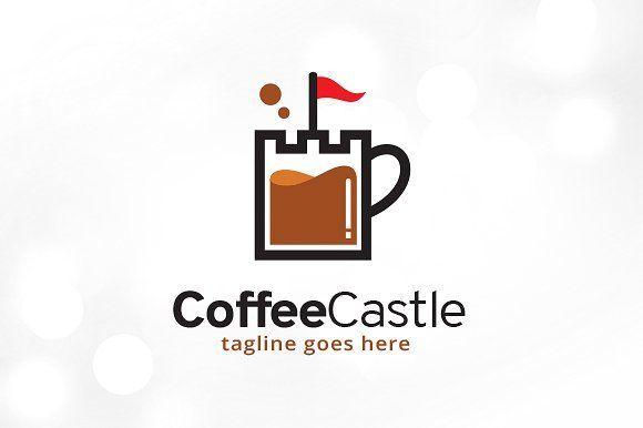 Coffee Shop Brand Logo - Coffee Castle Brand Logo Template Templates This logo is great for ...