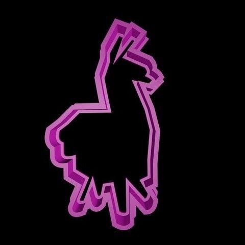 Fornite Lama Logo - STL files Fortnite Cookie Cutter Set ・ Cults