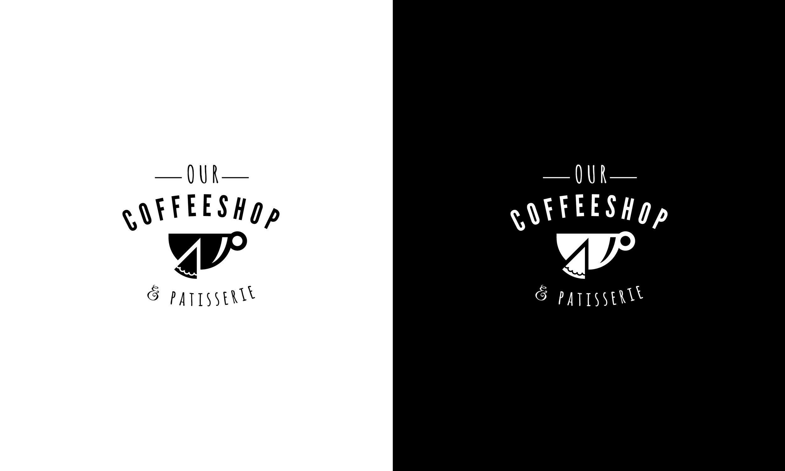 Coffee Shop Brand Logo - Our Coffee Shop & Patisserie: logo + branding — Lionheart Ink