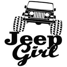 Funny Jeep Girl Logo - best Vinyl stuff image. Autos, Baby overalls