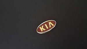 Gray and Red and Gold Logo - USED 1999 Kia Sportage Rear Gold Red OEM Emblem Logo Badge