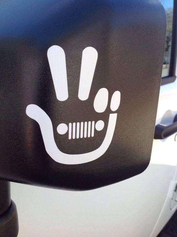 Funny Jeep Girl Logo - Jeep Wave Decal - Jeep Sticker - Jeep Logo Decal - Jeep Accessory ...