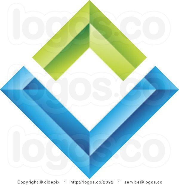 Blue and Green Diamond Logo - Royalty Free Blue and Green | Clipart Panda - Free Clipart Images