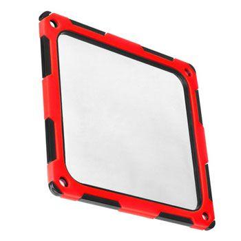 Black and Red E Logo - Silverstone SST-FF124BV-E Ultra fine 120mm Fan Filter w/vibration ...