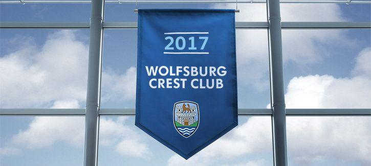 Wolfsburg VW Blue Logo - Wolfsburg Crest Club