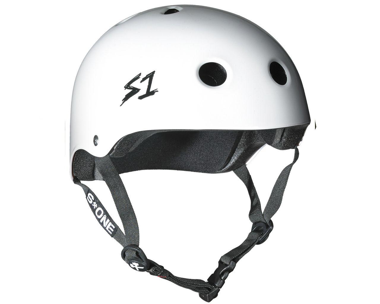 Undialed Lit Logo - Scooter Hut | S1 Helmet | Lit Collab | White Gloss