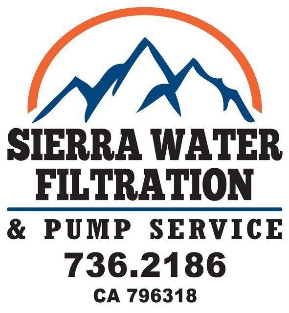 Sierra Water Logo - Sierra Water Filtration & Pump Service 209.736.2186 - The Pine Tree