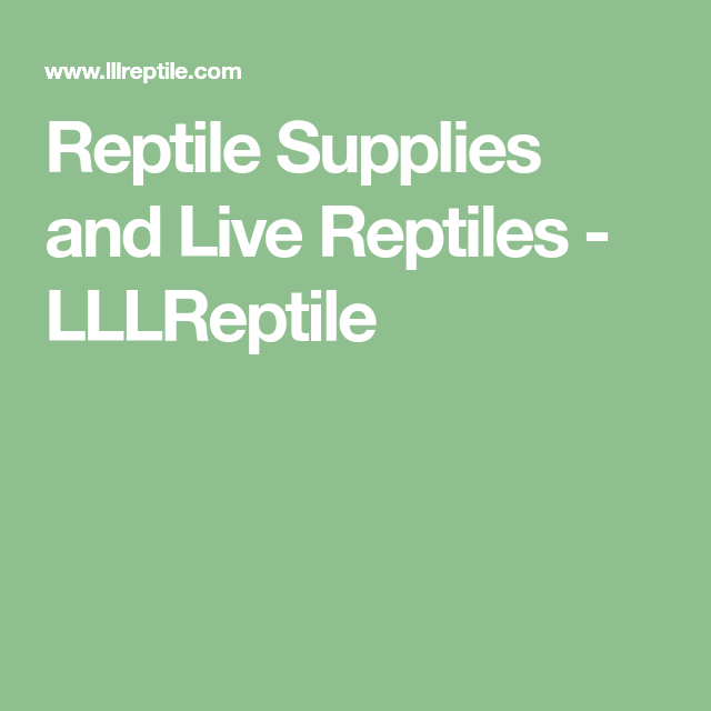 LLLReptile Logo - Reptile Supplies and Live Reptiles - LLLReptile | Paludarium ...