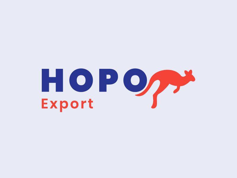 Kangaro with Logo - Hopo Export by Jack Junge | Dribbble | Dribbble