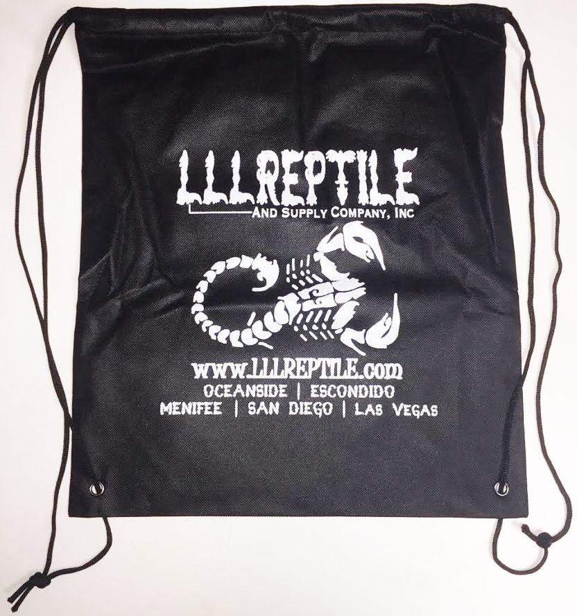 LLLReptile Logo - LLLReptile Draw String Backpacks for sale