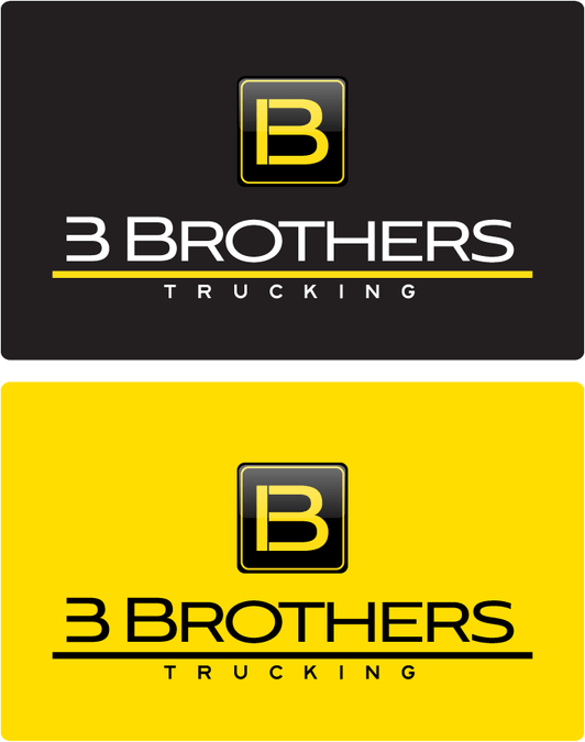 Three Brothers Logo - Logo for 3 BROTHERS TRUCKING by KAP. Logo design. Logos, Logo