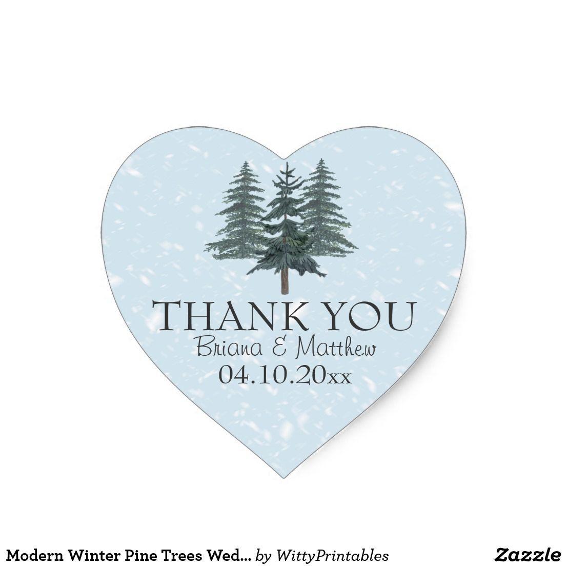 Pine Tree Heart Logo - Modern Winter Pine Trees Wedding Heart Sticker | Pinterest | Pine ...