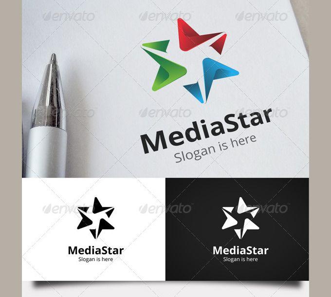Unique Star Logo - Star Logos PSD Logos Download. Free & Premium Templates