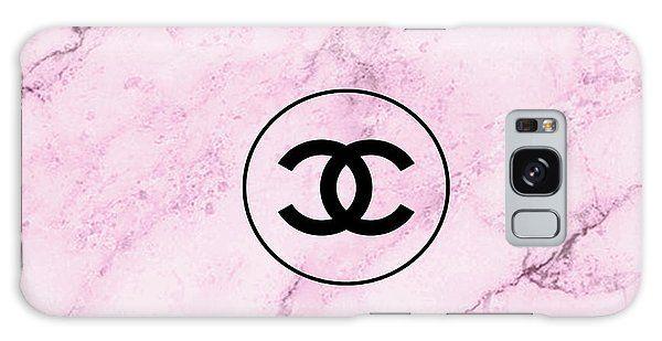 Chanel Galaxy Logo - Pink Marble, Chanel Logo 9 Galaxy S8 Case