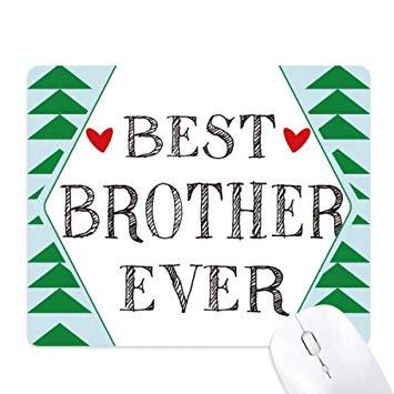Pine Tree Heart Logo - Amazon.com : Best Brother Ever Quote Heart Mouse Pad Green Pine Tree
