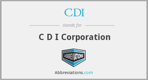 CDI Corporation Logo - CDI D I Corporation