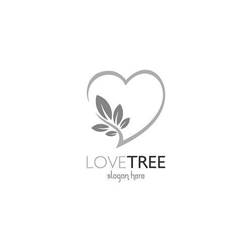 Pine Tree Heart Logo - Find the best tree logo design template here ✅ custom graphic ...