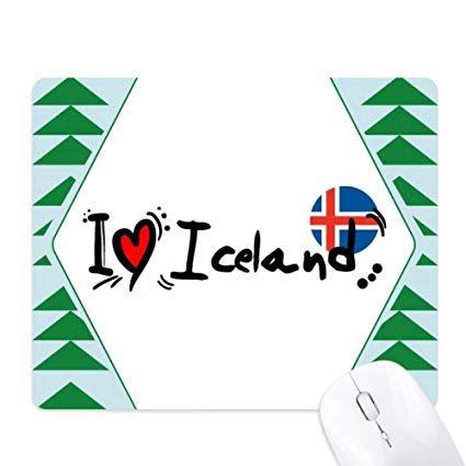 Pine Tree Heart Logo - Amazon.com : I Love Iceland Word Flag Love Heart Illustration Mouse