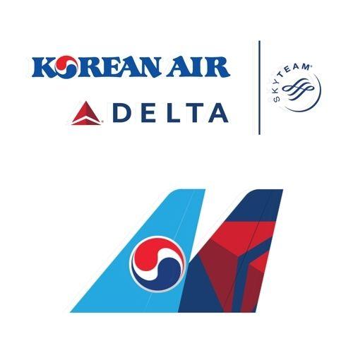 Korean Air Logo - Korean Air, Delta JV open 370 routes to 192 US cities