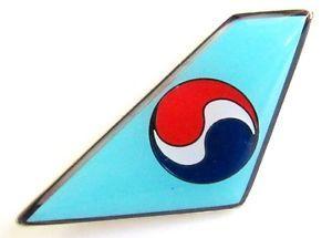 Korean Air Logo - 10266 KOREAN AIR LOGO AIRLINES AIRWAYS AVIATION PLANE TAIL LAPEL PIN ...
