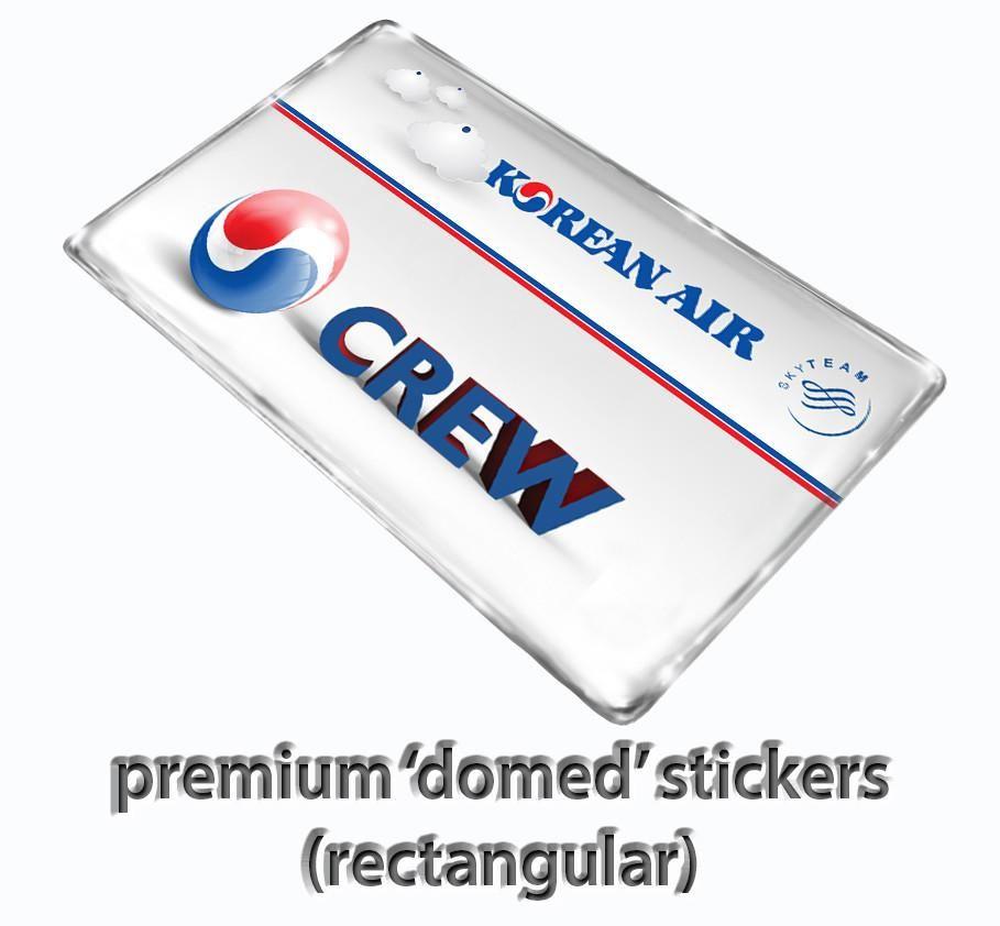 Korean Air Logo - Korean Air Logo 3D Stickers PREMIUM