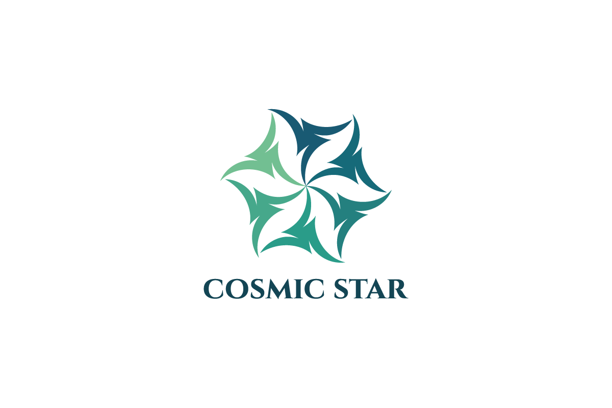 Unique Star Logo - Cosmic Star Logo Design
