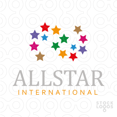 Unique Star Logo - Purchase Unique Logo All Star International - #media #logo #sale