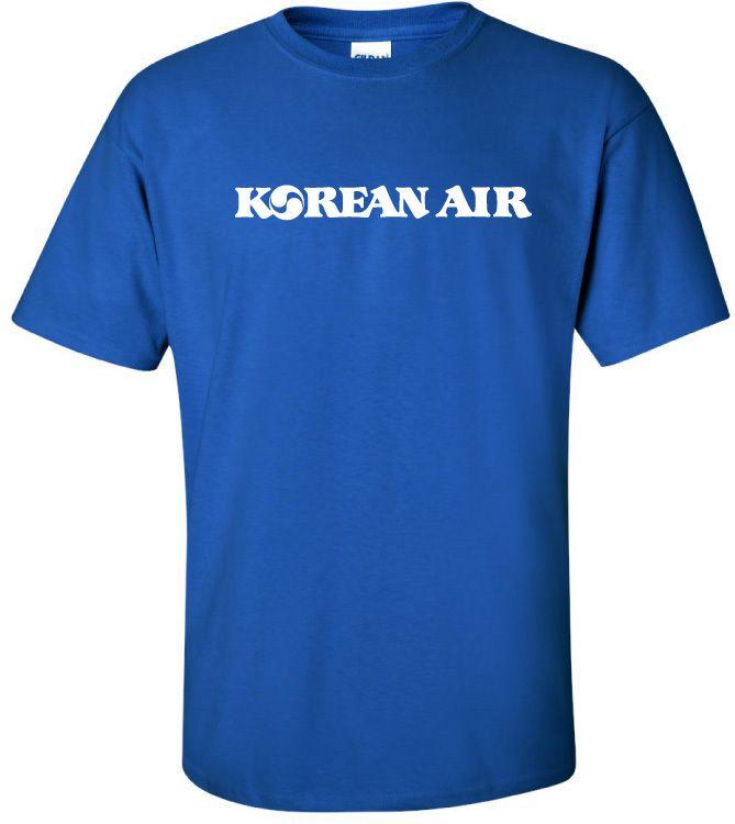 Korean Air Logo - Korean Air Logo Airline Vintage Cool T-Shirt - Interspace180