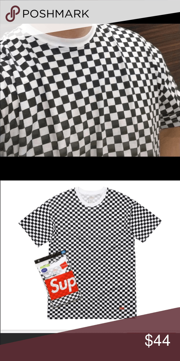 Extra Small Supreme Logo - New ( 1 ) ONE Only Supreme Checker Shirt Size XL NWT. My Posh Picks