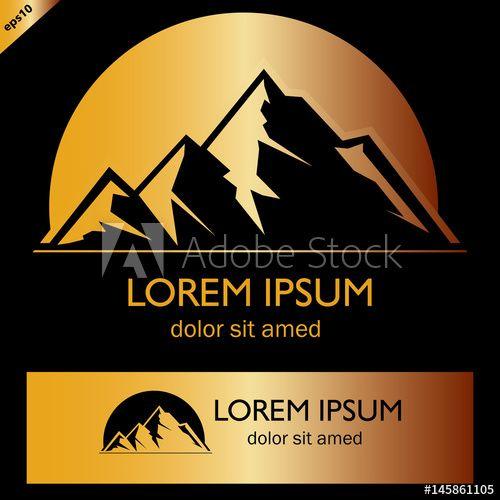 Gold Mountain Logo - gold mountain logo - Buy this stock vector and explore similar ...