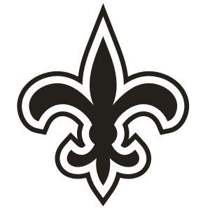 Black and White Saints Logo - New orleans saints logo clip art freeuse library - RR collections