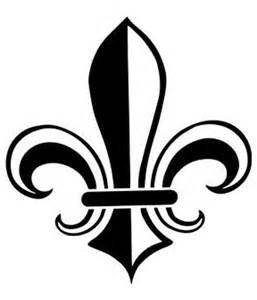 Black and White Saints Logo - Amazon.com: Fleur De Lis Symbol Saints French Vinyl Decal Sticker ...