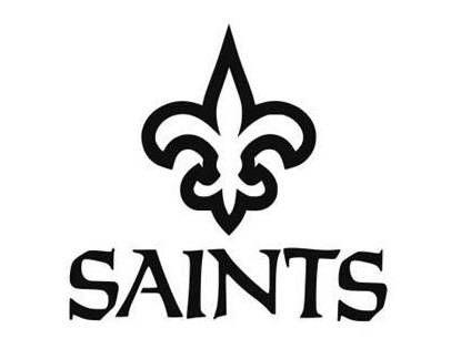 Black and White Saints Logo - New orleans saints svg football svg svg dxf cricut | Cricut ...